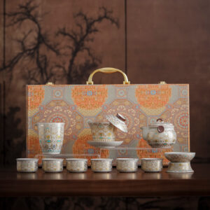 Chinese Dunhuang Kung Fu Tea Set